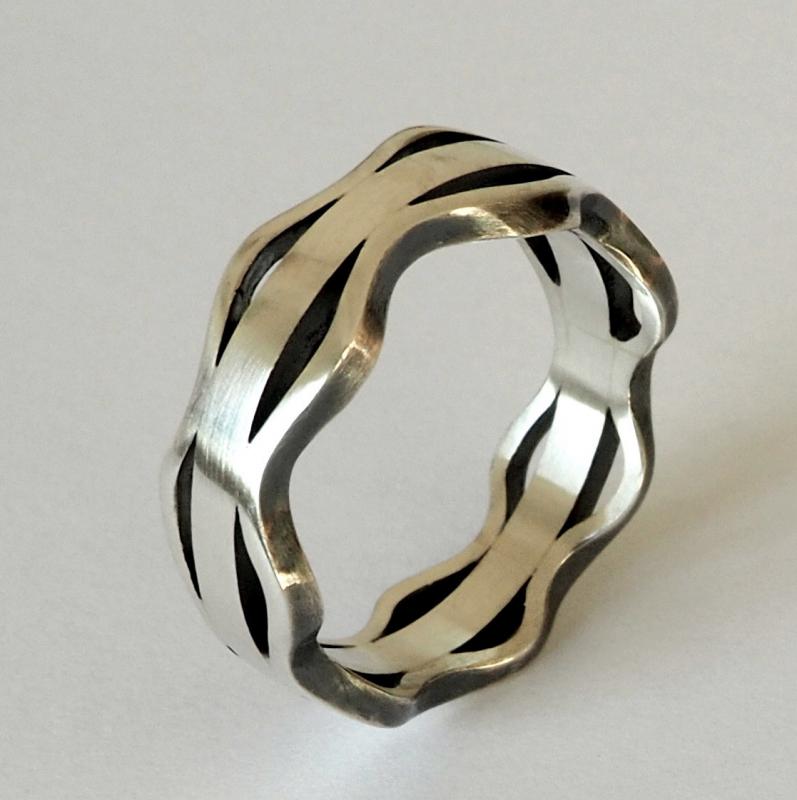 Zilveren ring. 