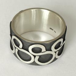 Zilveren ring. 